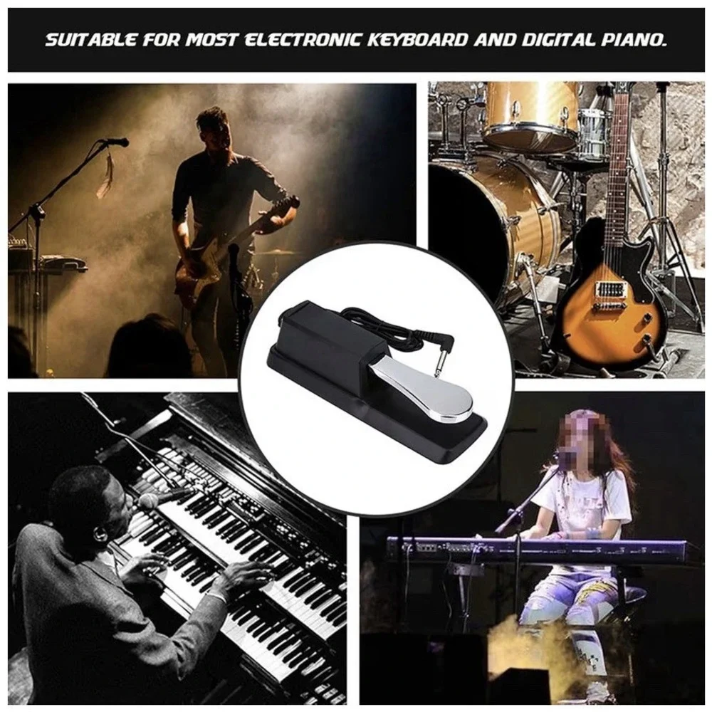 Sustain Pedal Keyboard Piano Pedal Universal Damper Foot Pedal